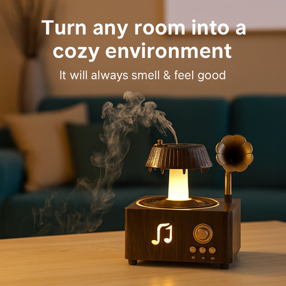 Vintage Humidifier with relaxing rain simulation