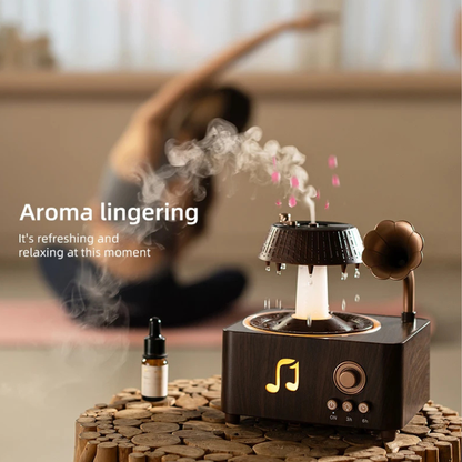 Vintage Humidifier with relaxing rain simulation